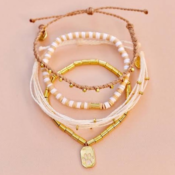 New Pura Vida Gold and Cream Bracelet Collection - Picture 4 of 4